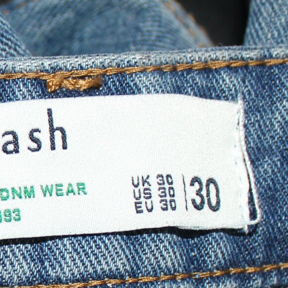 Splash DNM Wear since 1993  embellished blue zip closure  jeans size 30 - Picture 7 of 8